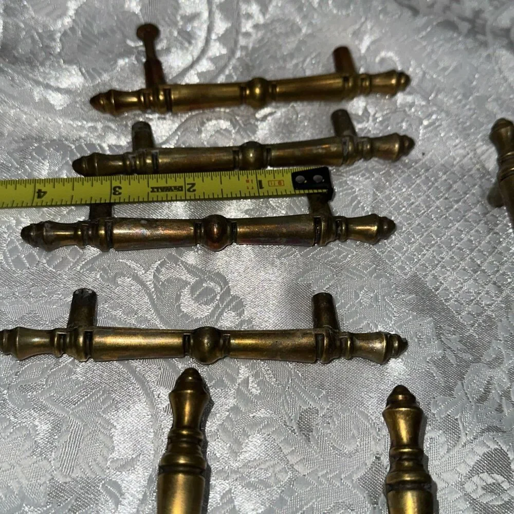 SET OF 8 Drawer Handles Pulls Metal